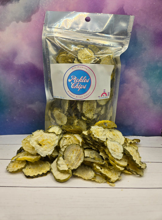 Dill Pickle Chips-Freeze Dried