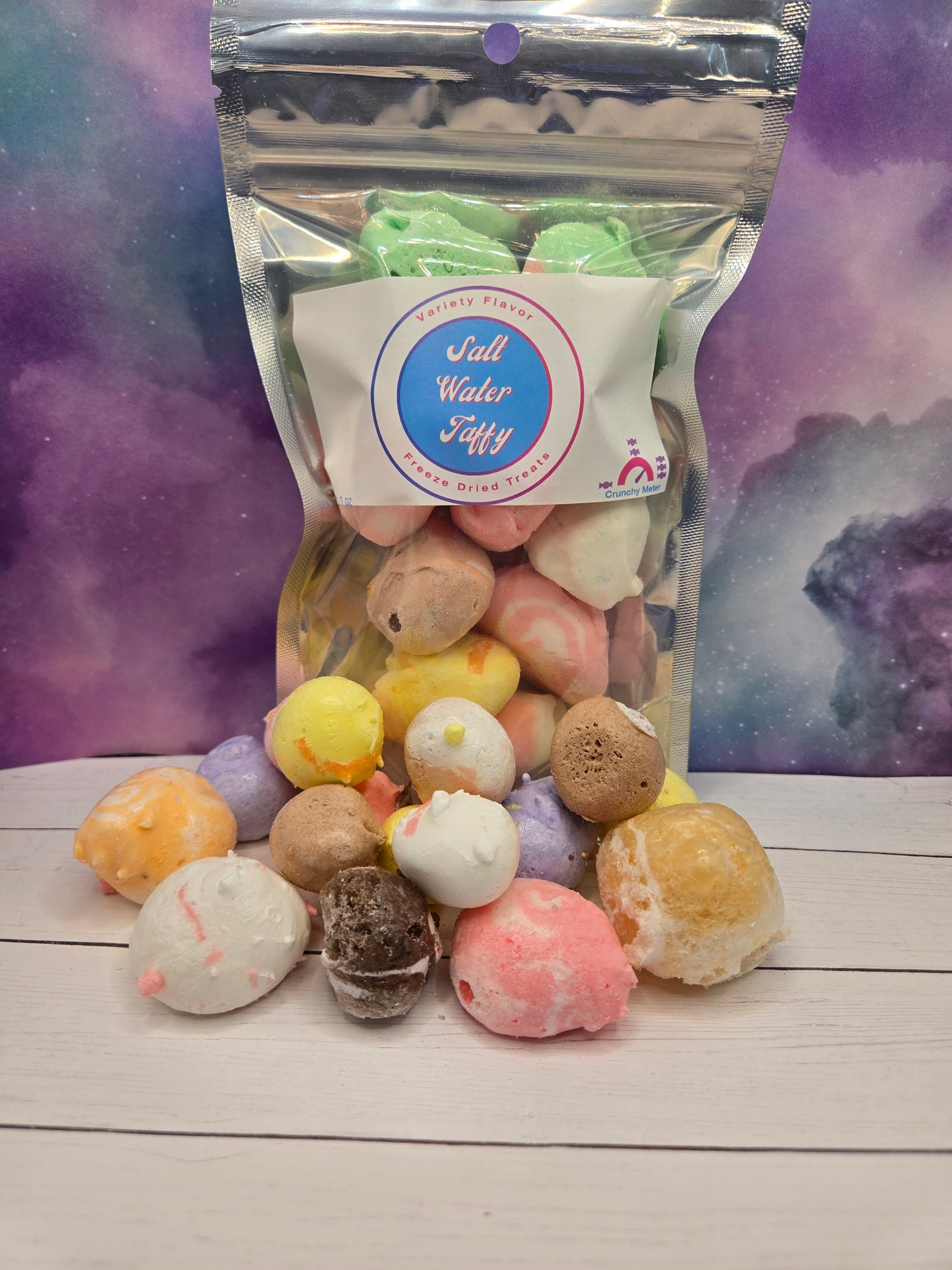 Assorted Saltwater Taffy- Freeze Dried