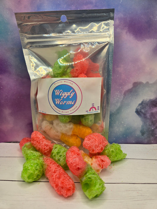 Wiggly Worms-Freeze Dried